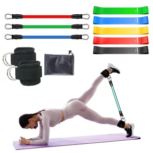 Hip Trainer, Leg Resistance Bands, Buttocks Lifting Gear, Ankle Resistance Strap, Tension Rope, Cardio Training, Lower Body Workout, Fitness Shaping Equipment