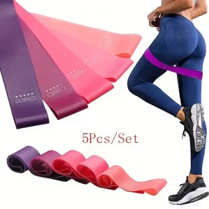 5-Level Resistance Loop Bands Set – Fitness & Strength Training Bands