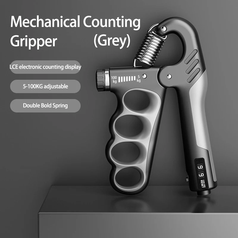 Adjustable Hand Grip Strengthener with Counter – 5-150KG Resistance - Image 7