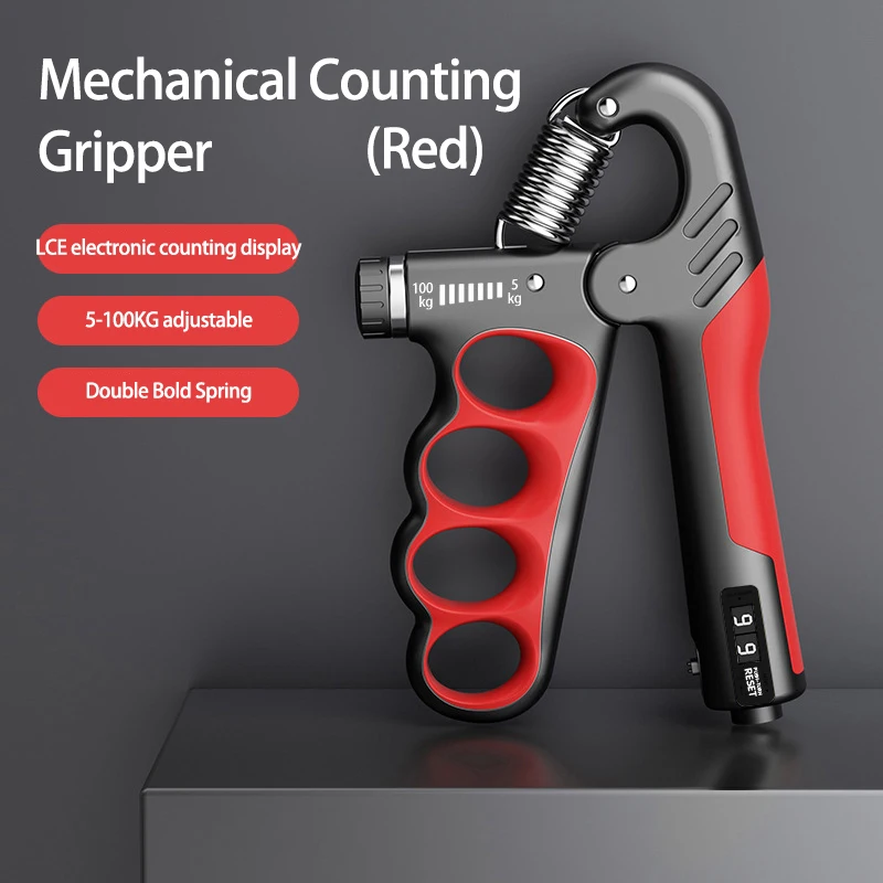 Adjustable Hand Grip Strengthener with Counter – 5-150KG Resistance - Image 8